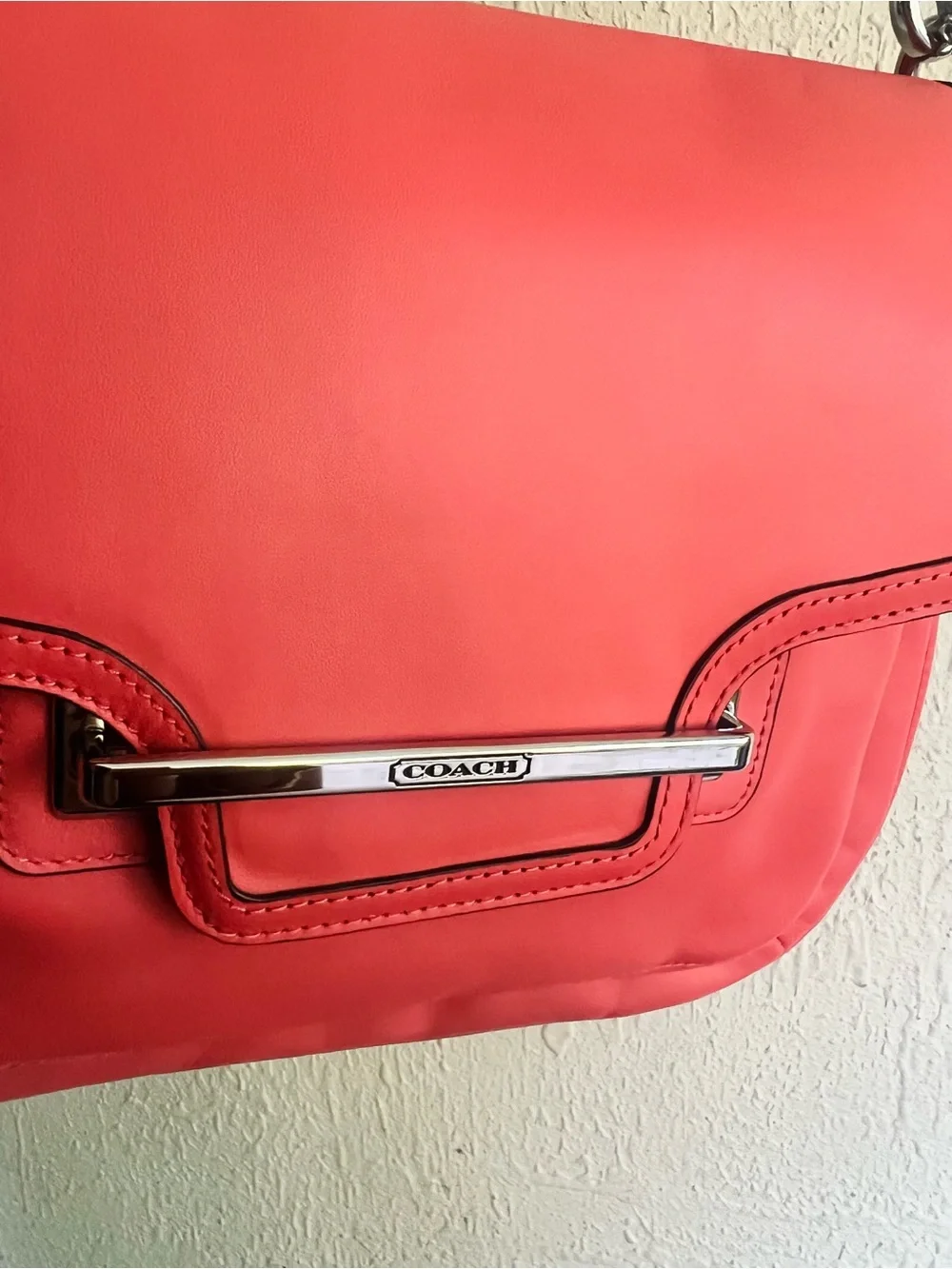 Coach Taylor Leather Flap Shoulder Bag